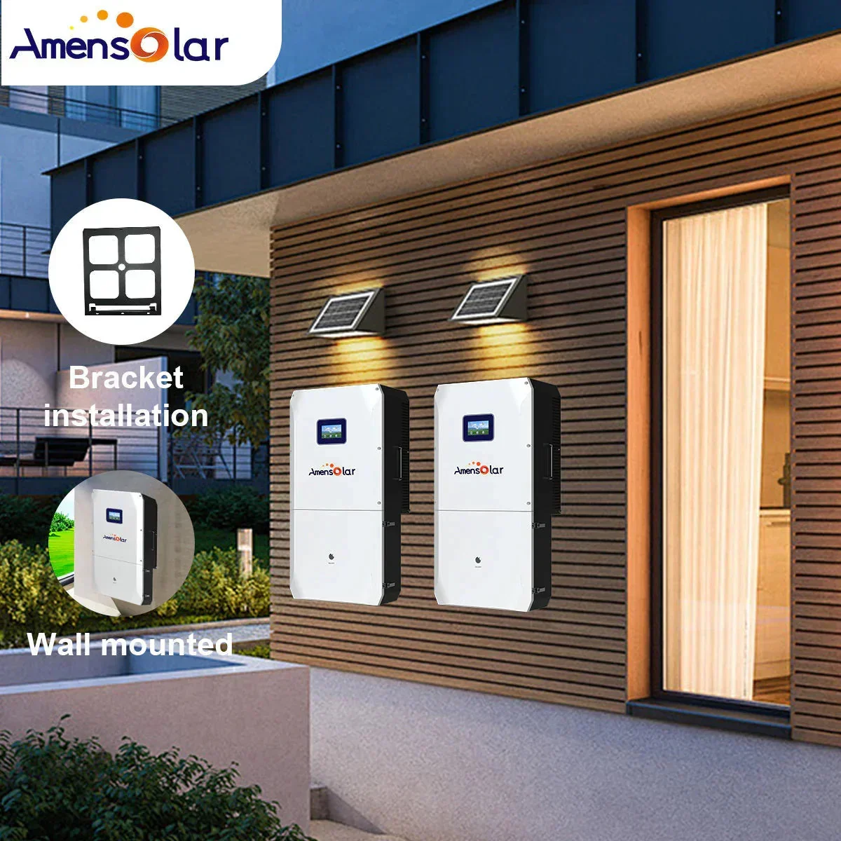 AmenSolar N3H-X16US 16KW Split Phase Hybrid Solar Inverter - Image 3