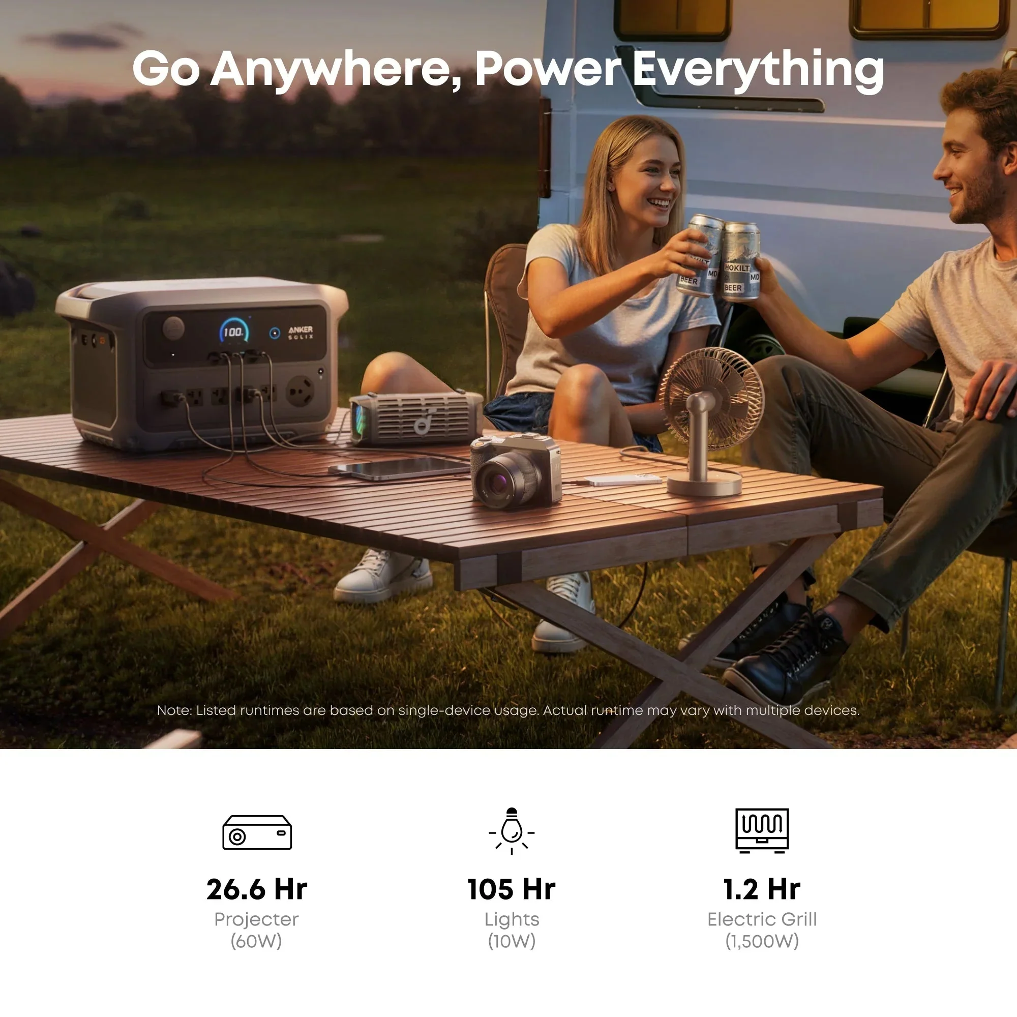 Anker SOLIX C2000 Gen2 Portable Power Station + Car Alternator Charger - Image 15