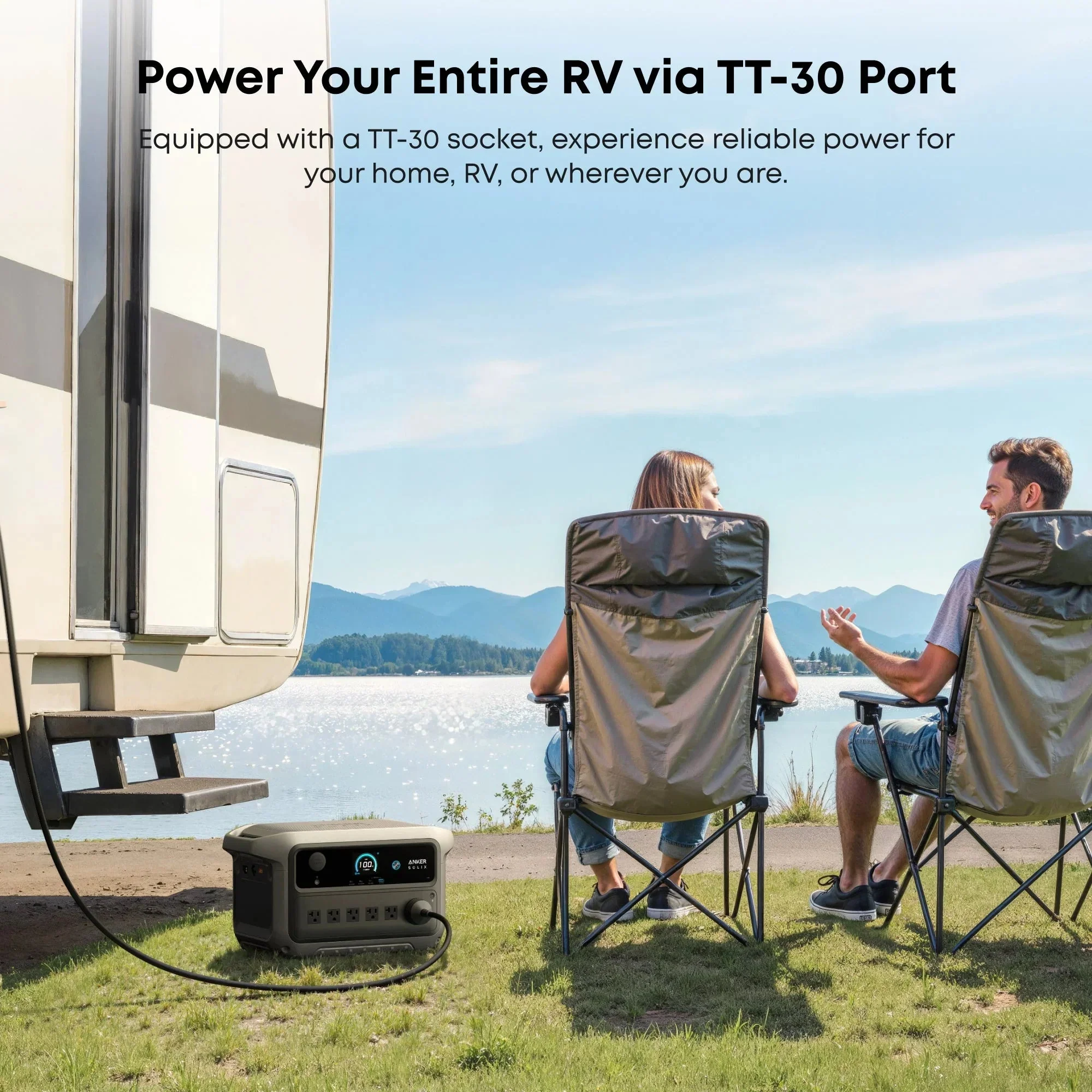 Anker SOLIX C2000 Gen2 Portable Power Station + Car Alternator Charger - Image 7