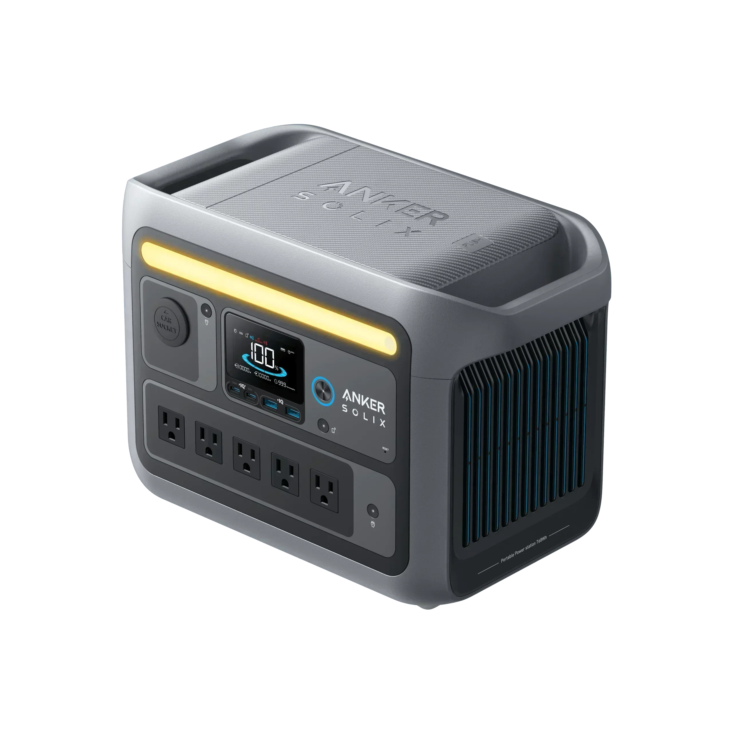 Anker SOLIX C800X Portable Power Station Solar Generator (768Wh | 1200W) - Image 2