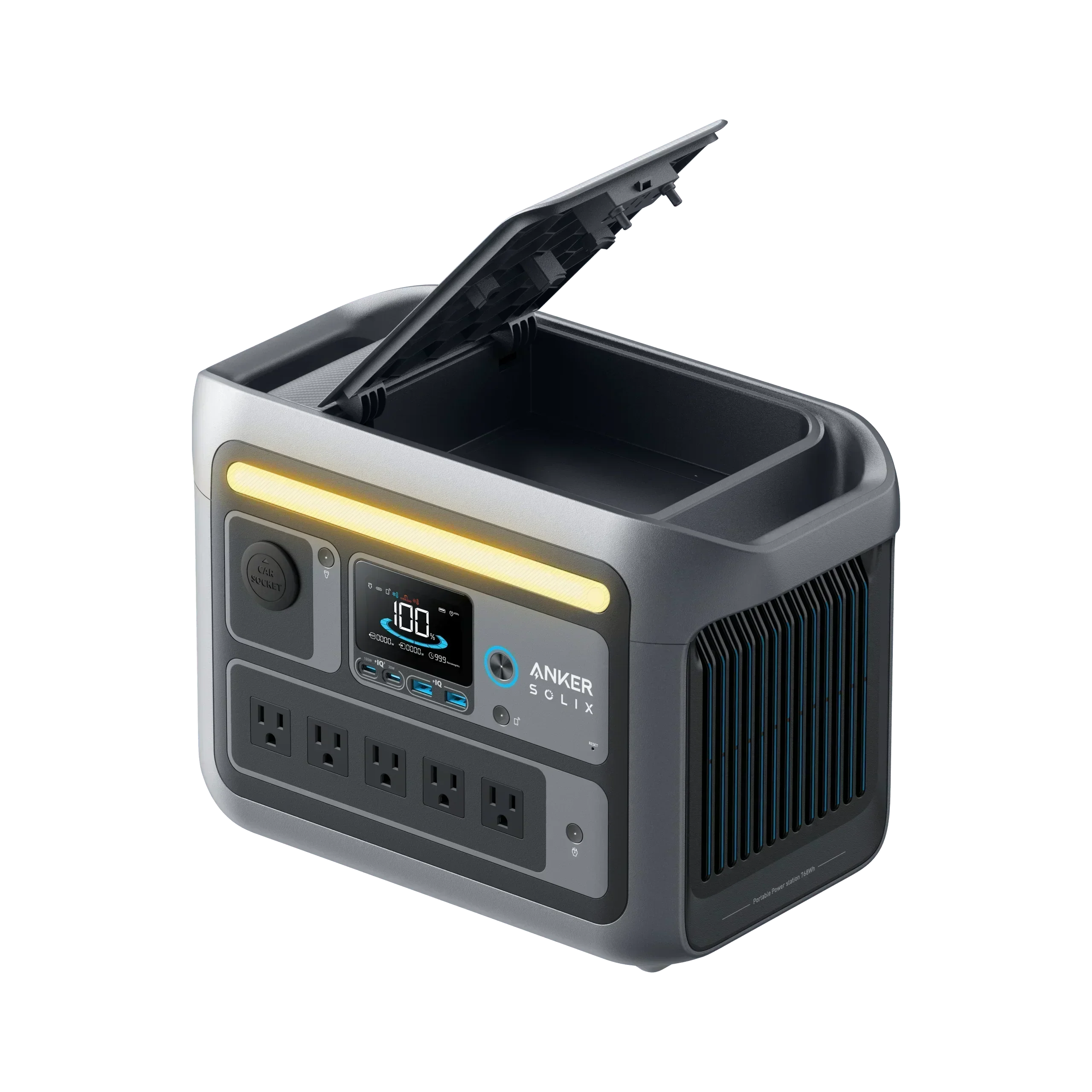 Anker SOLIX C800X Portable Power Station Solar Generator (768Wh | 1200W) - Image 3