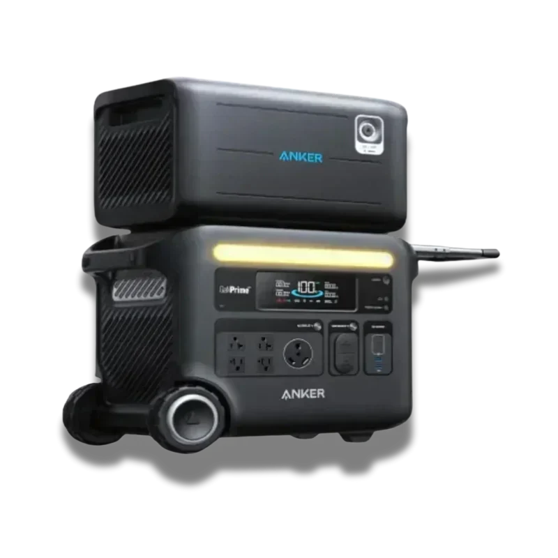 Anker SOLIX F2600 Solar Generator + BP2600 Expansion Battery