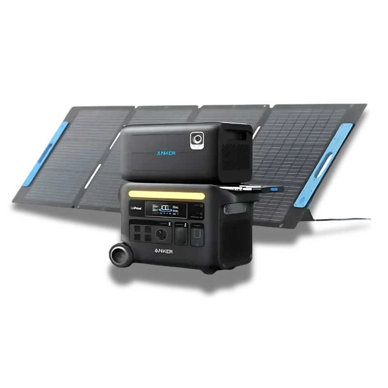 Anker SOLIX F2600 Solar Generator + BP2600 Expansion Battery - Image 2