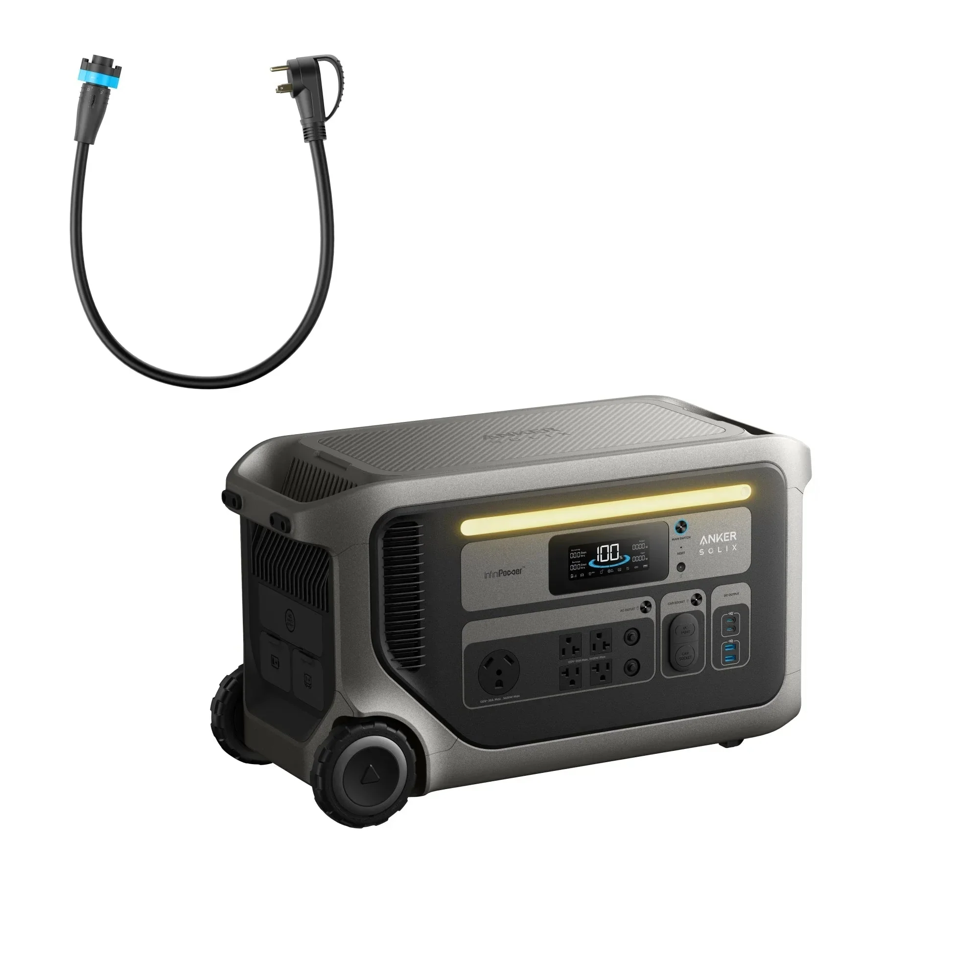 Anker SOLIX F3000 Portable Power Station + TT-30 Charging Cable