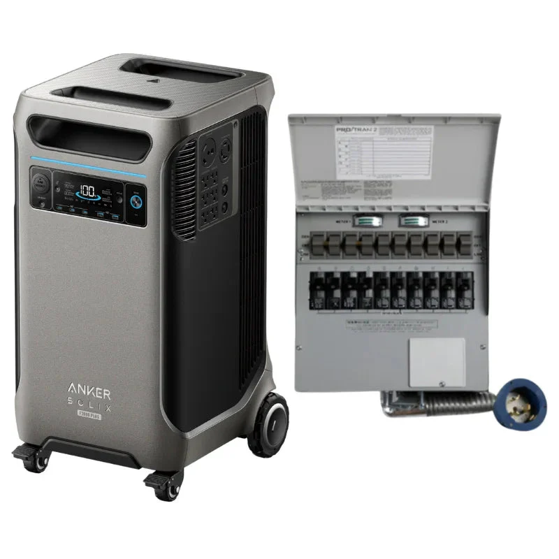 Anker SOLIX F3800 Plus Portable Power Station+ 50A Transfer Switch - Image 3