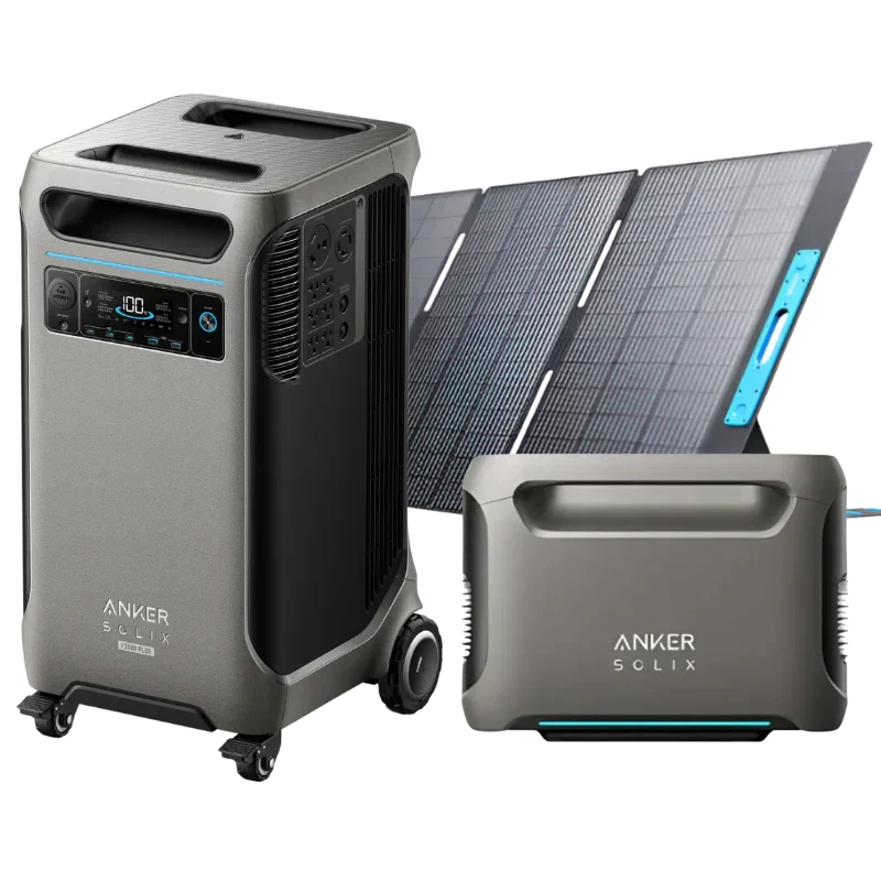 Anker SOLIX F3800 Plus Portable Power Station + Extra Battery + 400W Solar Panel - Image 3