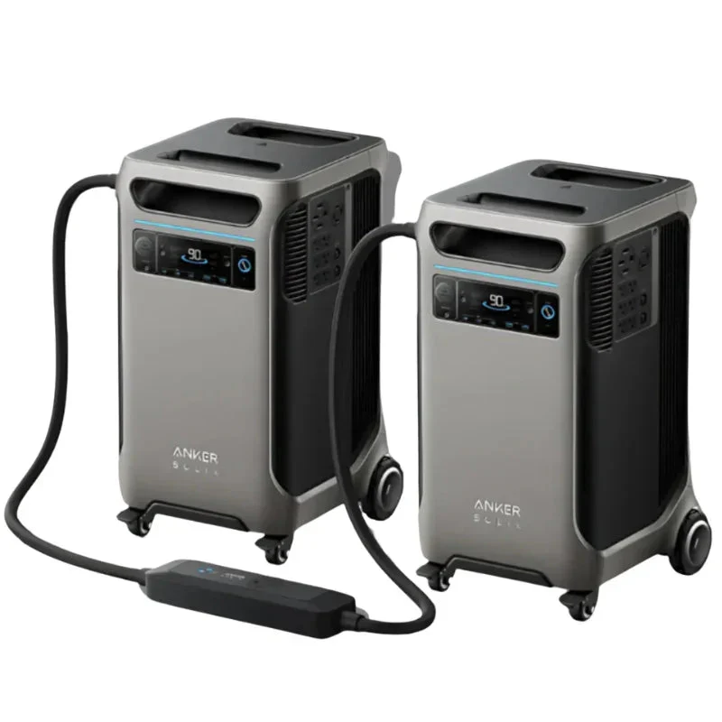 Anker SOLIX F3800 Plus Portable Power Station x2 + Double Voltage Hub - Image 2