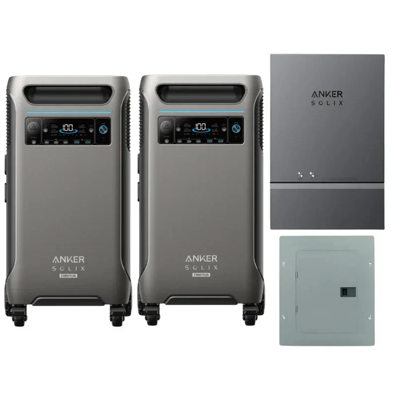 Anker SOLIX F3800 Plus Portable Power Station x2 + Home Power Panel + Sub Panel - Image 3