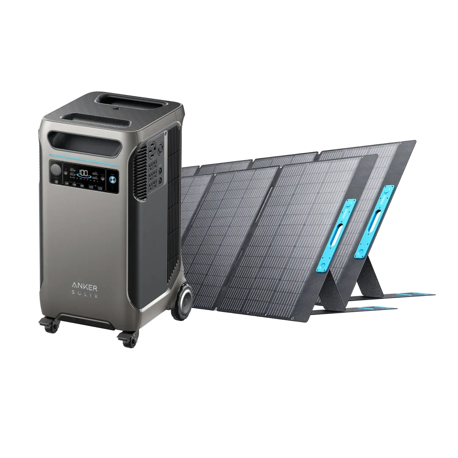 Anker SOLIX F3800 Solar Generator + 400W Portable Solar Panels - Image 2