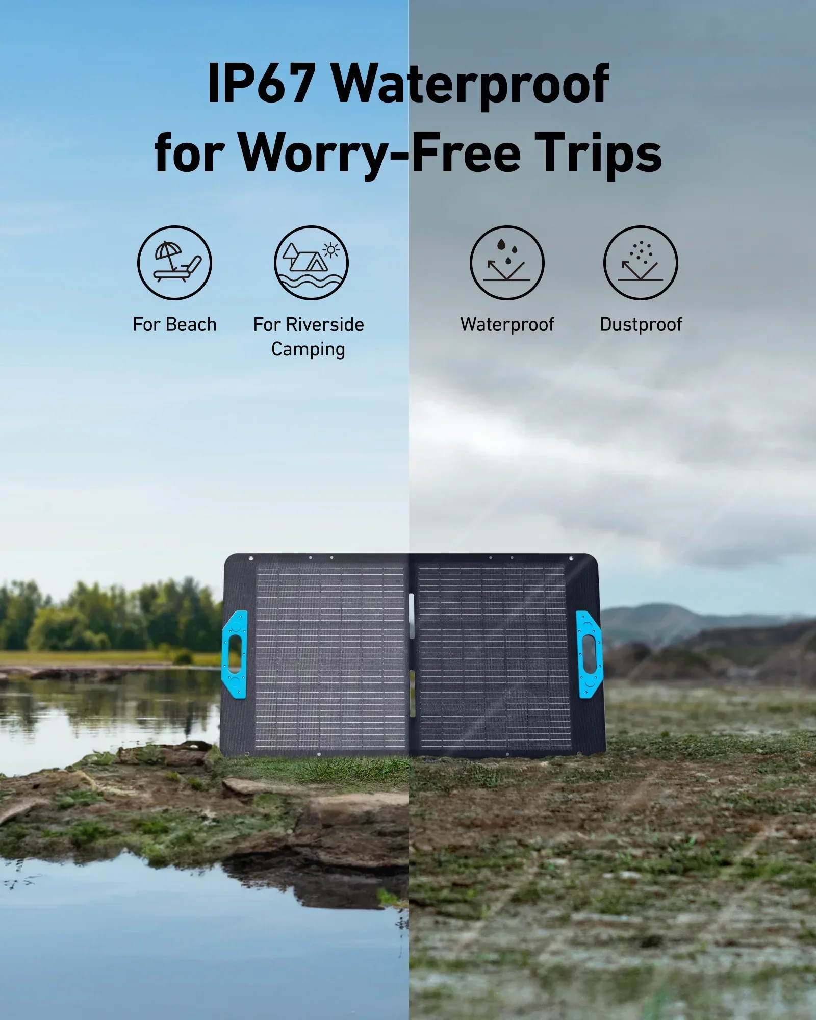 Anker SOLIX PS100 100W Portable Solar Panel - Image 5