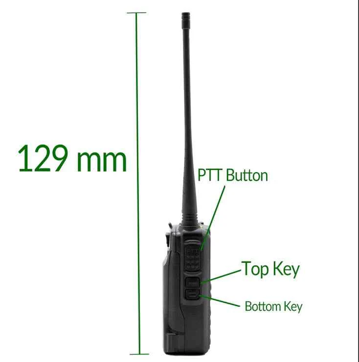 Anytone At-D878uvii Plus Digital Dmr Dual-Band Handheld Commercial Radio with Encryption Capabilities - Image 2