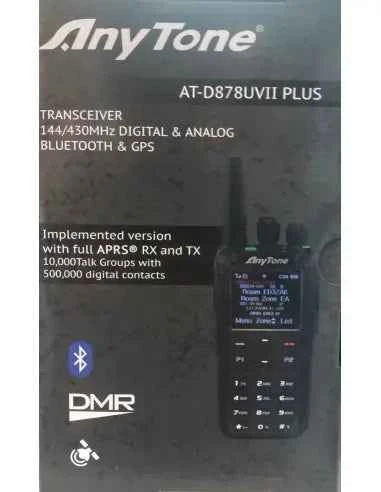 Anytone At-D878uvii Plus Digital Dmr Dual-Band Handheld Commercial Radio with Encryption Capabilities - Image 3