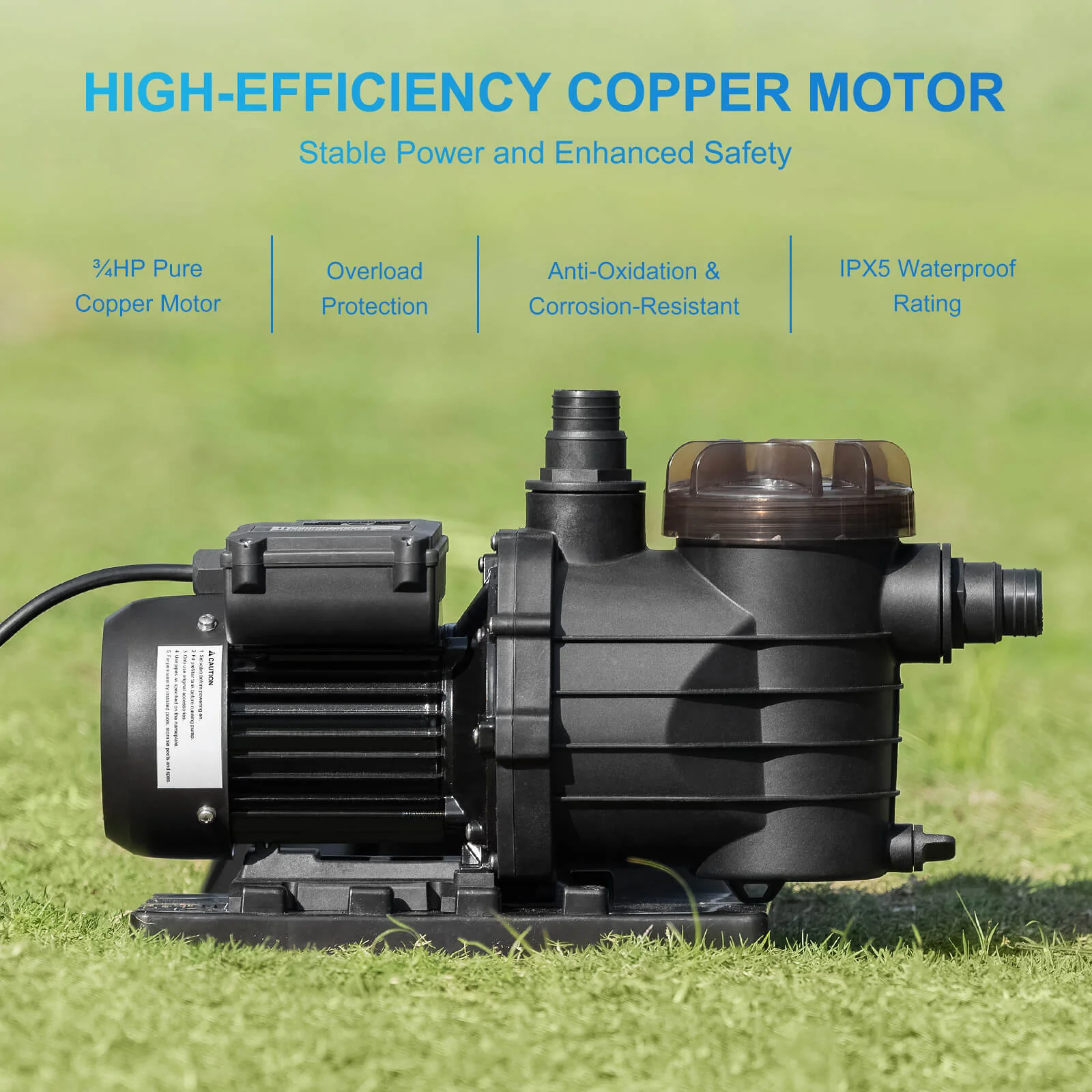 AquaMind AM13 Sand Filter Pump - Image 7
