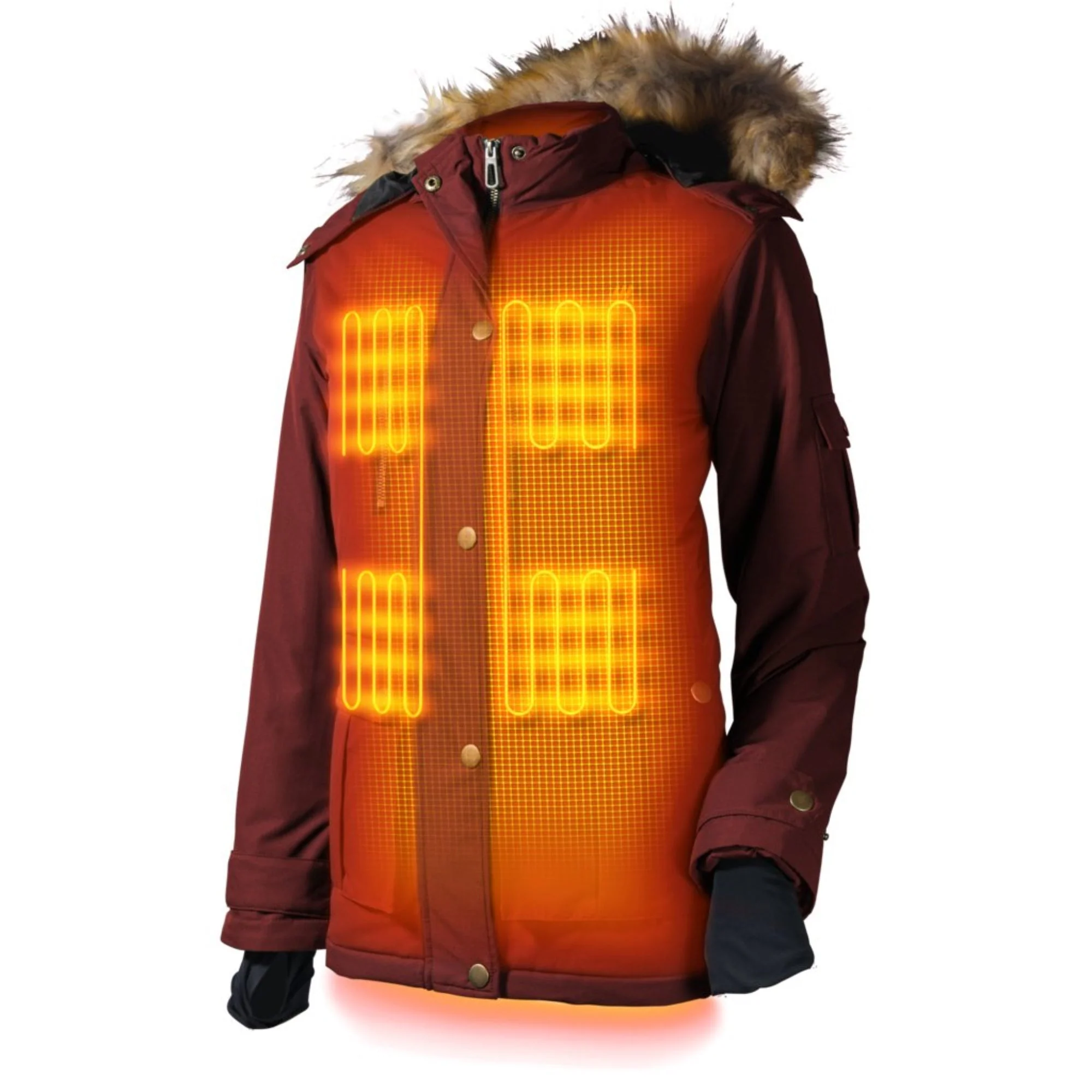 Arcadia Womens Heated Parka - Image 13