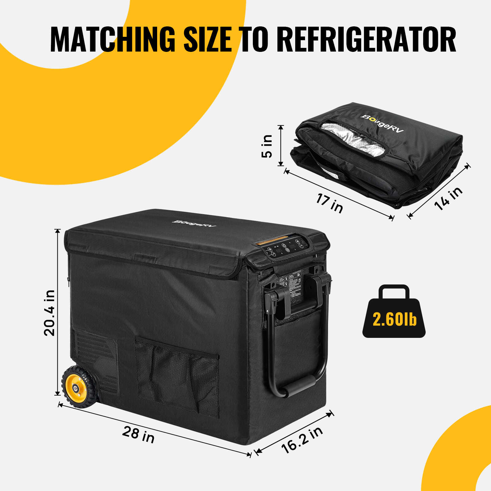 ASPEN&ASPEN PRO 43 Quart Refrigerator Insulated Protective Cover (SC) - Image 4