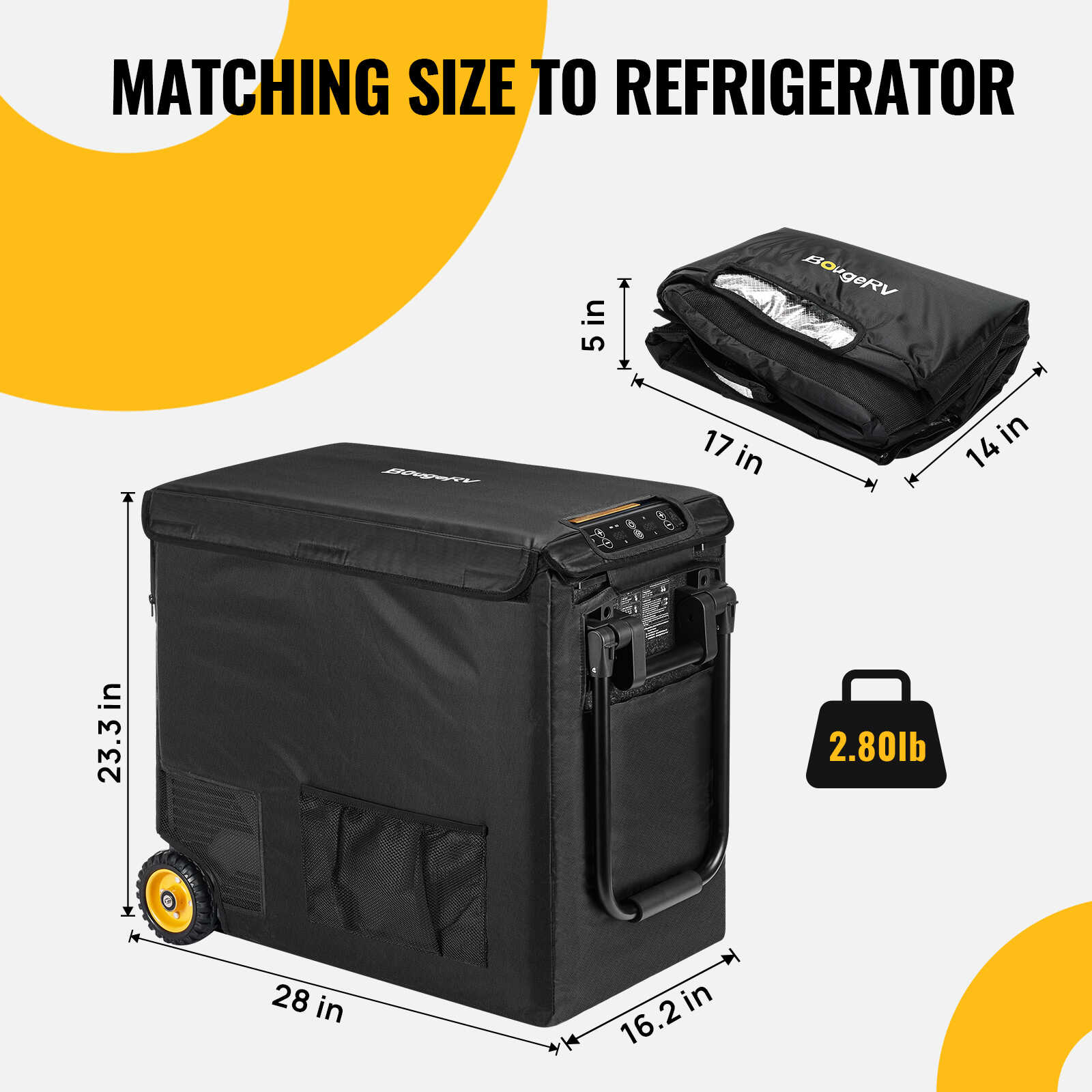 ASPEN&ASPEN PRO 53 Quart Refrigerator Insulated Protective Cover (SC) - Image 4