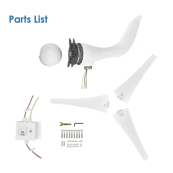 Automaxx Windmill 400W Home & Land Wind Turbine Generator Kit - Image 2