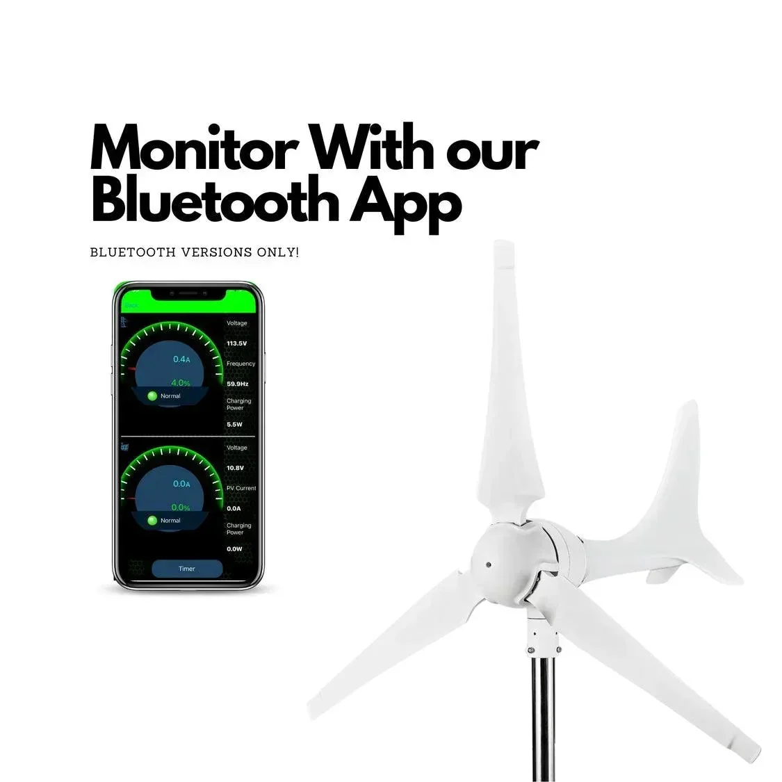 Automaxx Windmill 600W Home Wind Turbine Generator Kit - Image 3