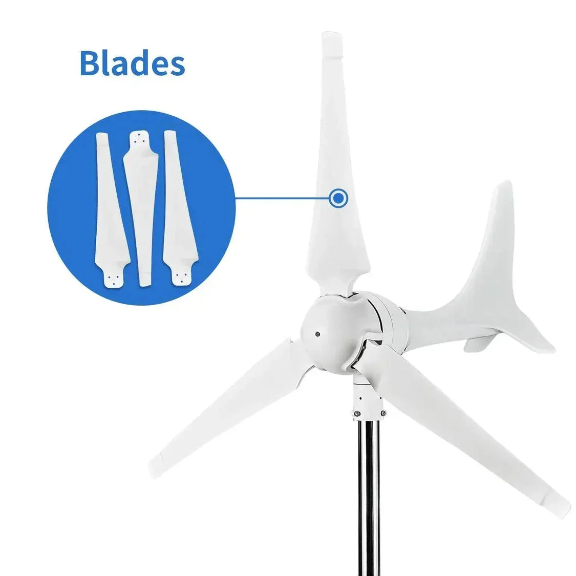 Automaxx Windmill 600W Home Wind Turbine Generator Kit - Image 4