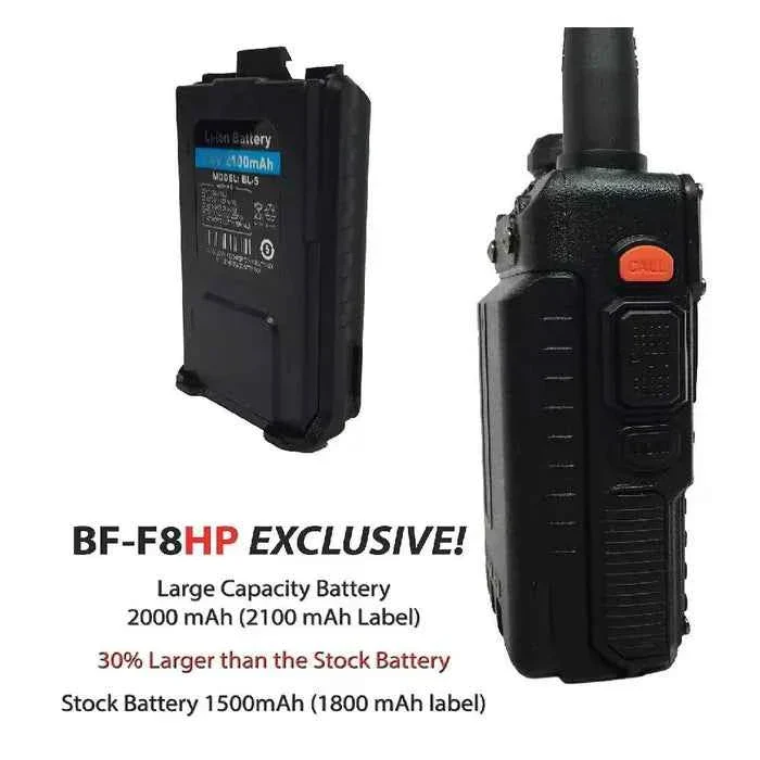 Baofeng BF-F8HP (UV-5R 3rd Gen) 8-Watt Ham Radio - Image 2