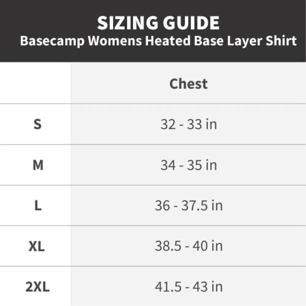 Basecamp Womens Heated Base Layer Shirt (SC) - Image 5