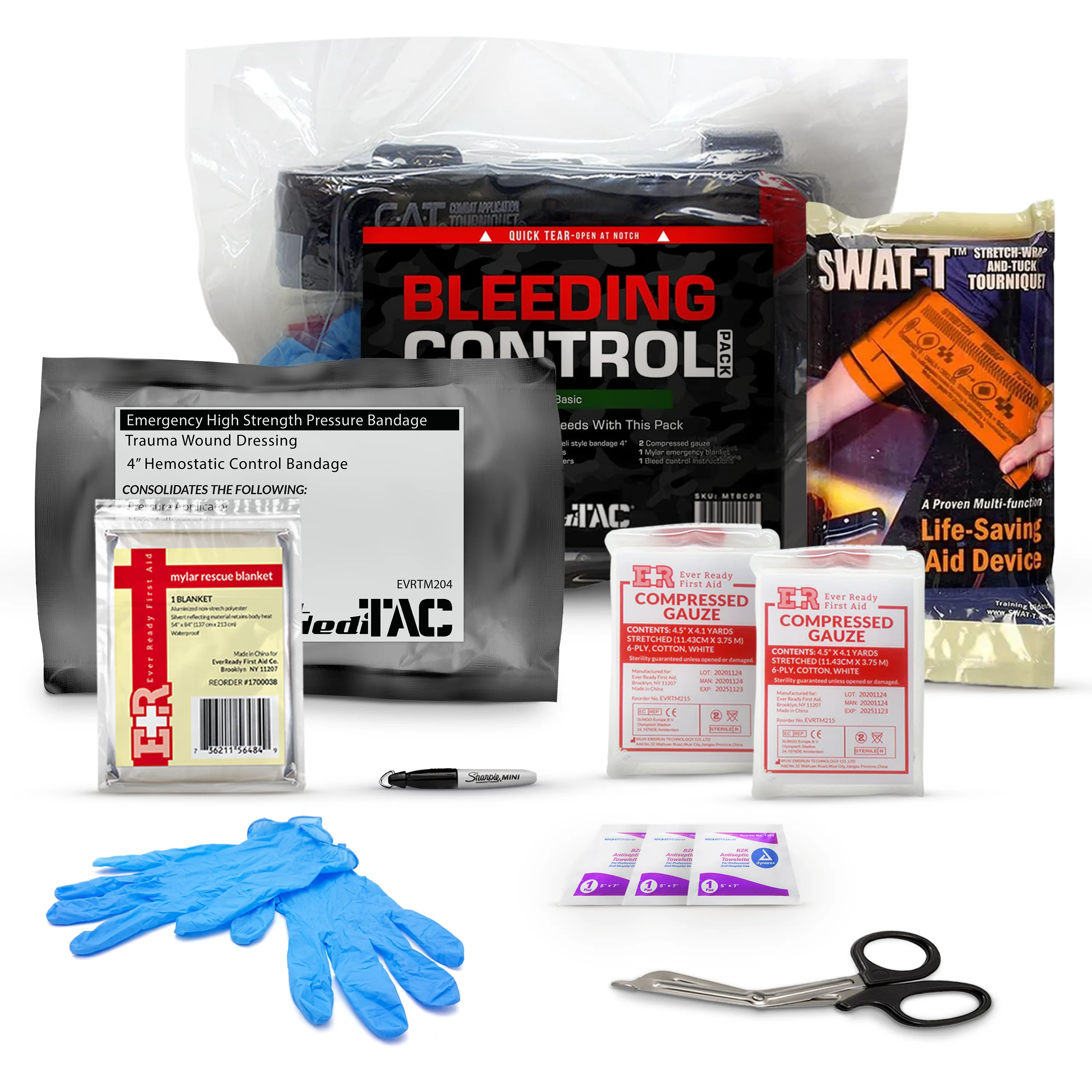 Basic Bleeding Control Kit with SWAT-T Tourniquet - Image 2