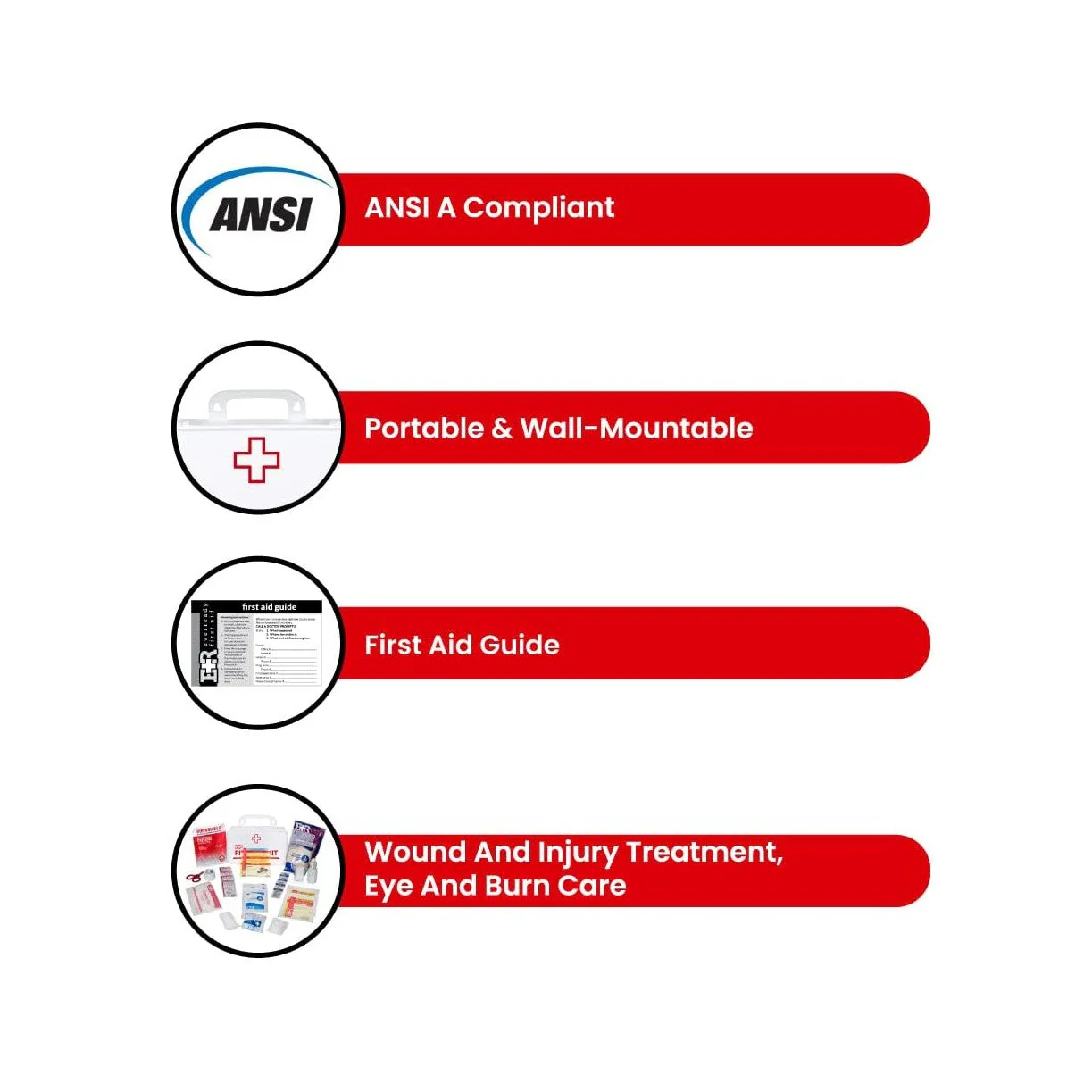 Basic First Aid Kit - ANSI Class A - Image 2