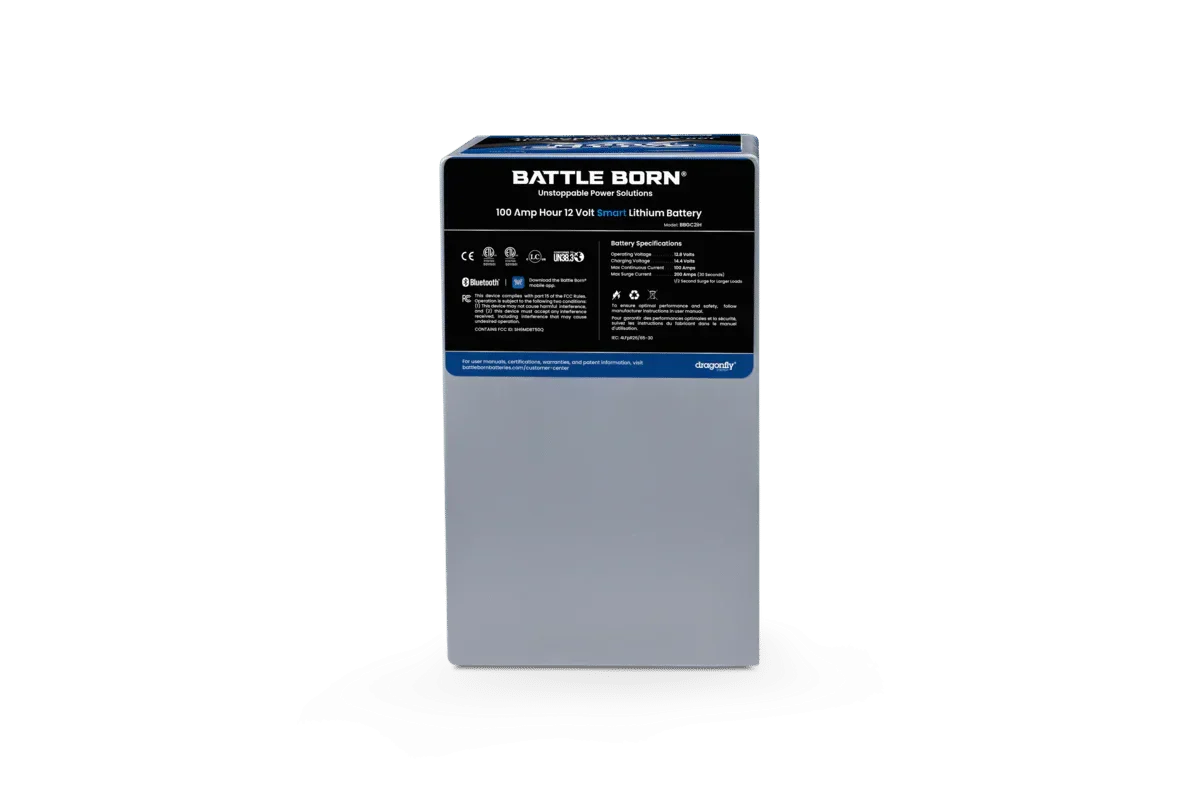 Battle Born 100Ah 12V GC2 Smart Heated LiFePO4 Deep Cycle Battery Kit - Image 20