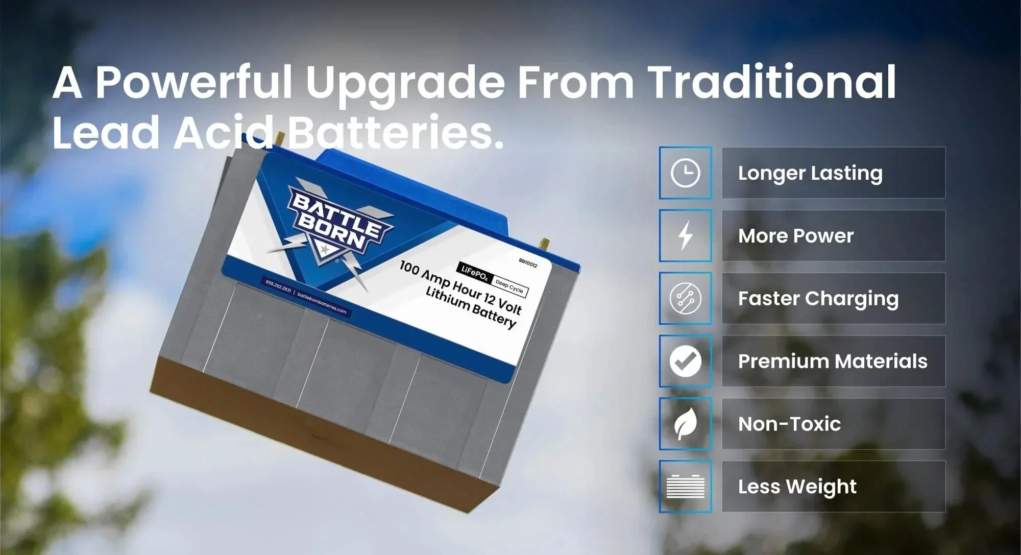 Battle Born 100Ah 12V LiFePO4 Deep Cycle Battery - Image 14
