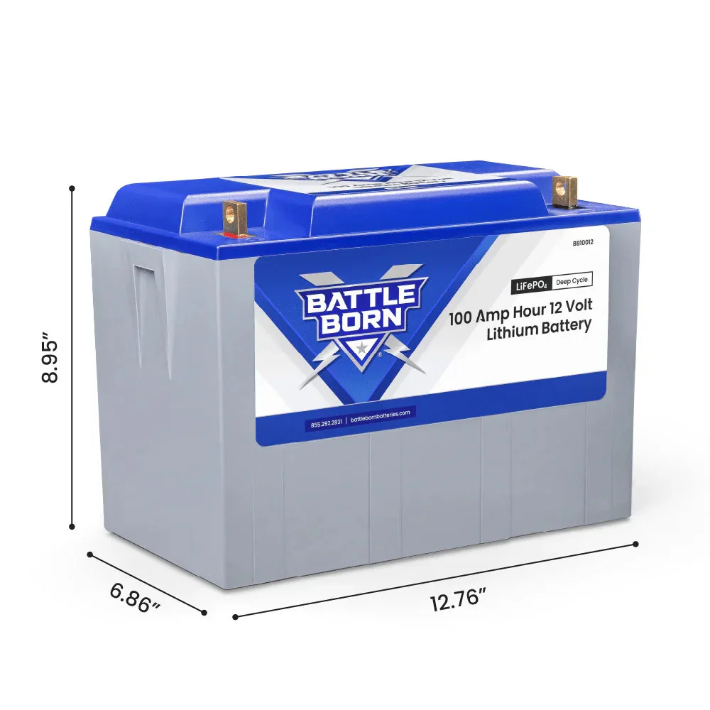 Battle Born 100Ah 12V LiFePO4 Deep Cycle Battery - Image 2