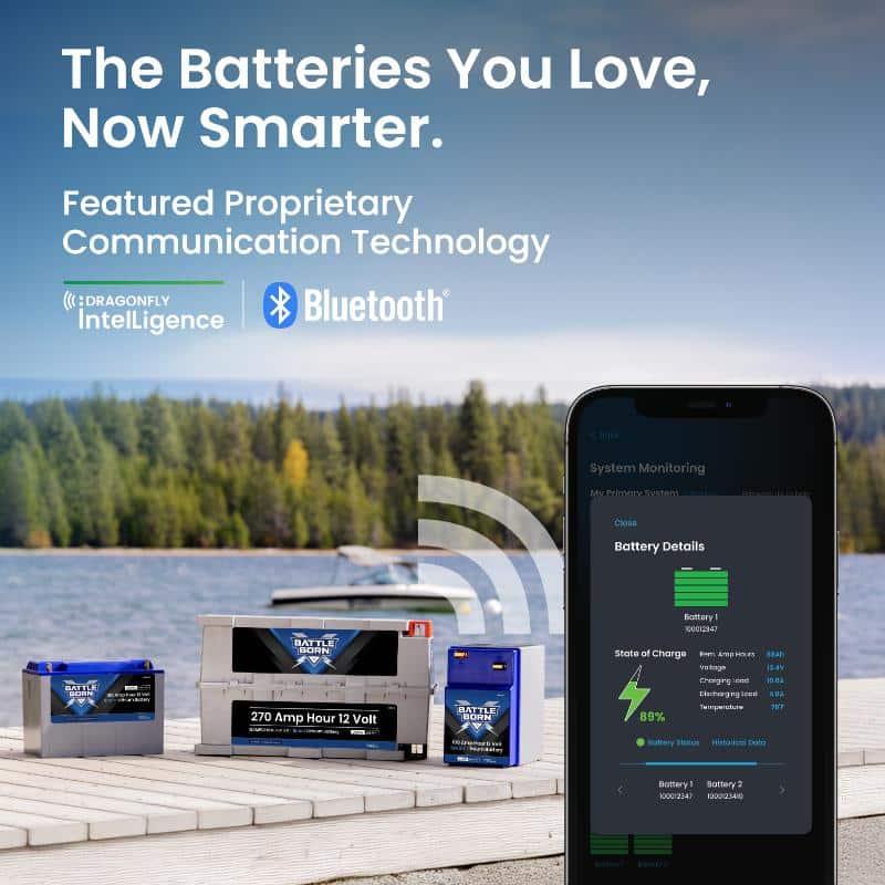 Battle Born 100Ah 12V Smart LiFePO4 Deep Cycle Battery - Image 3