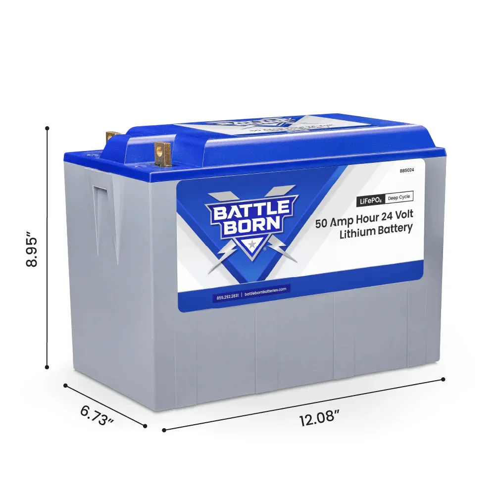 Battle Born 50Ah 24V LiFePO4 Deep Cycle Battery - Image 2