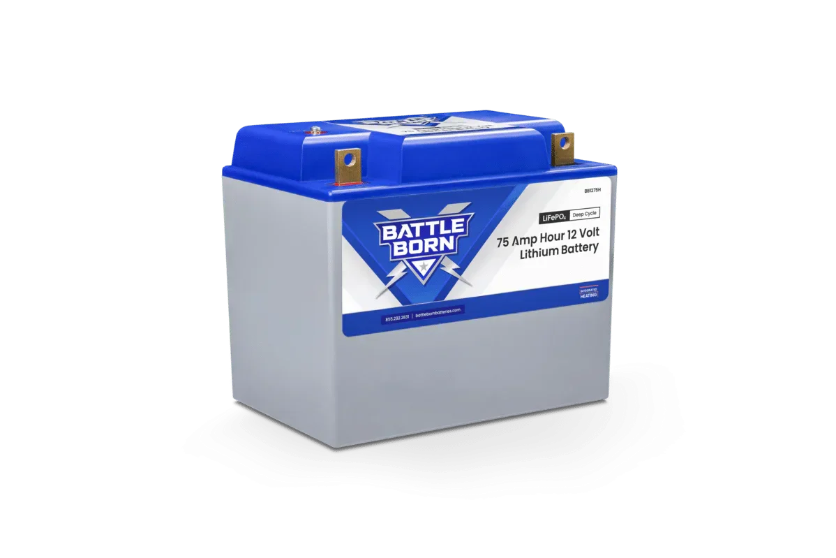 Battle Born 75Ah 12V Group 24 LiFePO4 Heated Battery Kit - Image 15