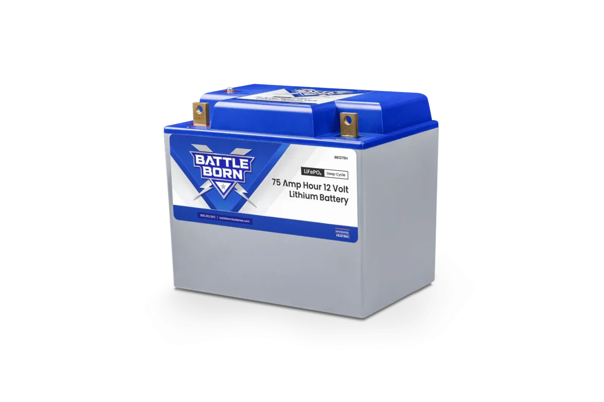 Battle Born 75Ah 12V Group 24 LiFePO4 Heated Battery Kit - Image 19