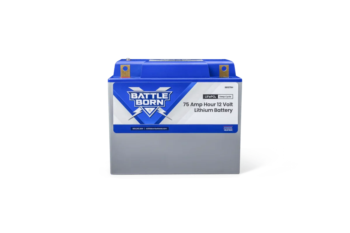 Battle Born 75Ah 12V Group 24 LiFePO4 Heated Battery Kit - Image 20