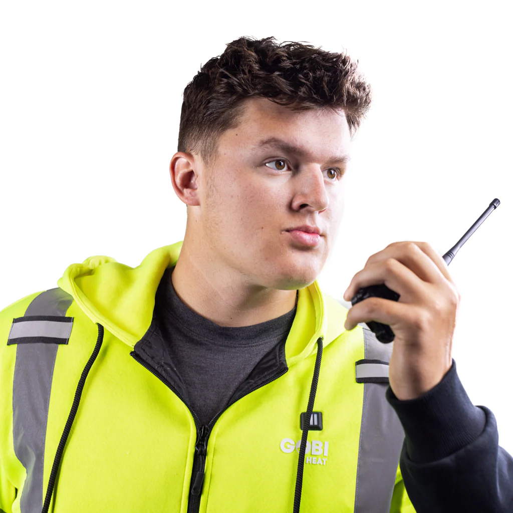 Beam Men's Workwear Heated High-Vis Hoodie - Image 4