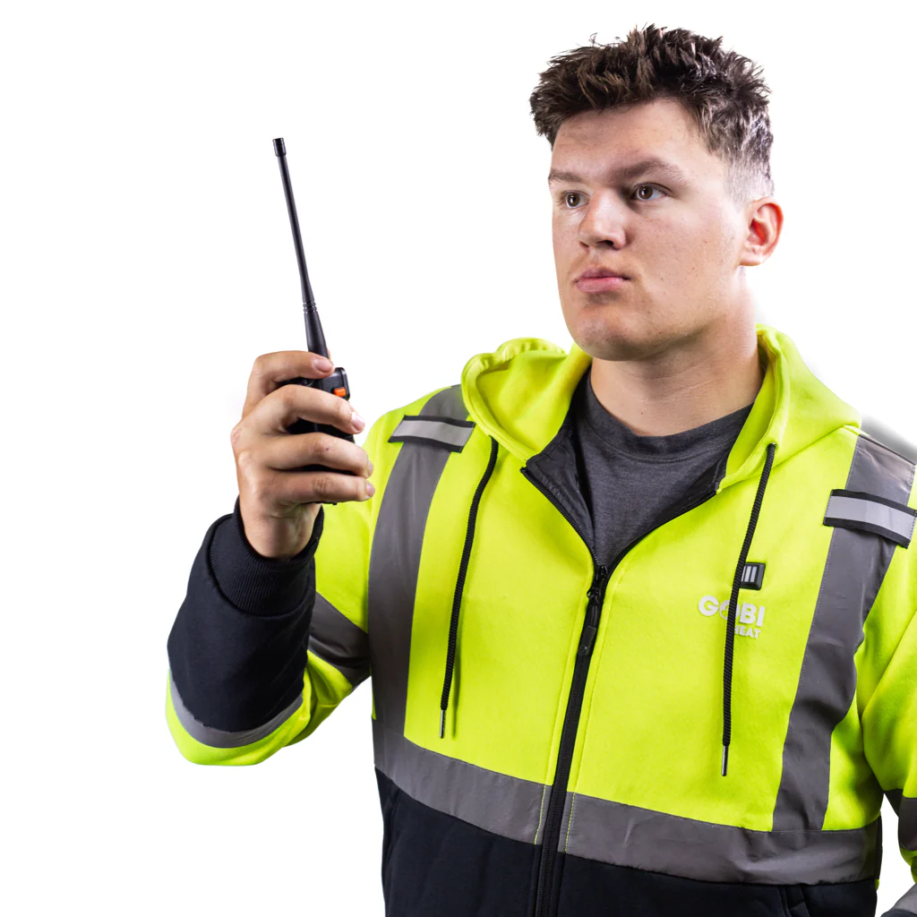Beam Men's Workwear Heated High-Vis Hoodie - Image 6