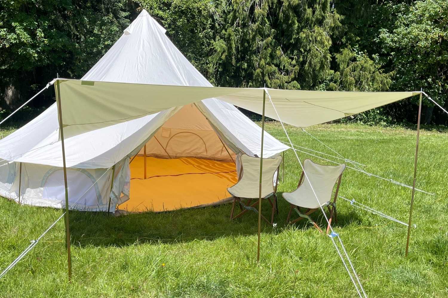 Bell Tent Awning | Entrance Canopy Cover - Image 10
