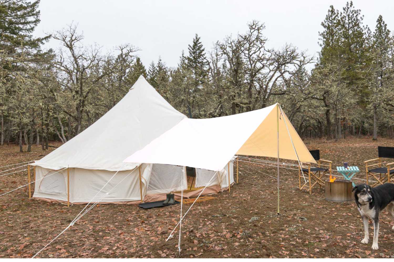 Bell Tent Awning | Entrance Canopy Cover - Image 13