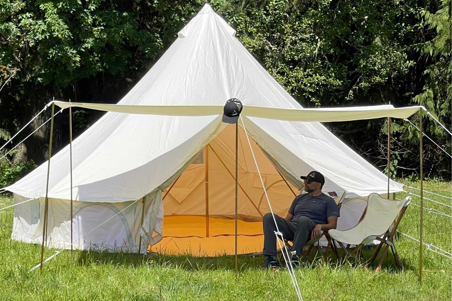 Bell Tent Awning | Entrance Canopy Cover - Image 4