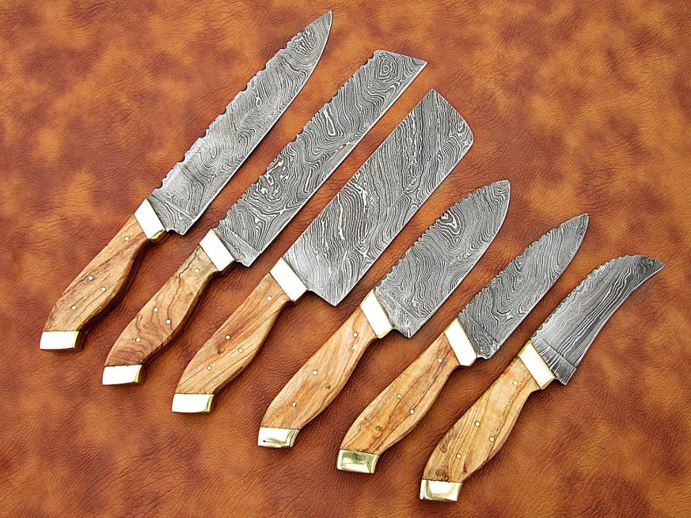 Best New Custom Handmade Damascus Steel Kitchen Knives Set - Image 2