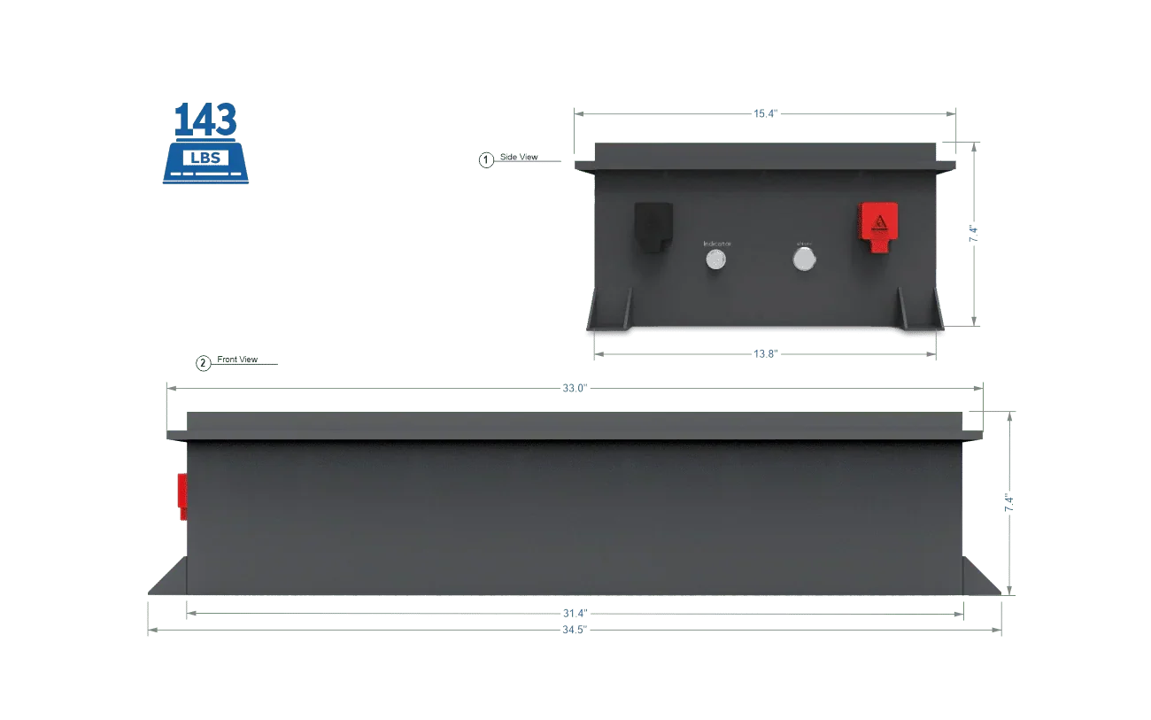 BigBattery 72V RAPTOR 2 – 7.68kWh LiFePO4 - Image 3
