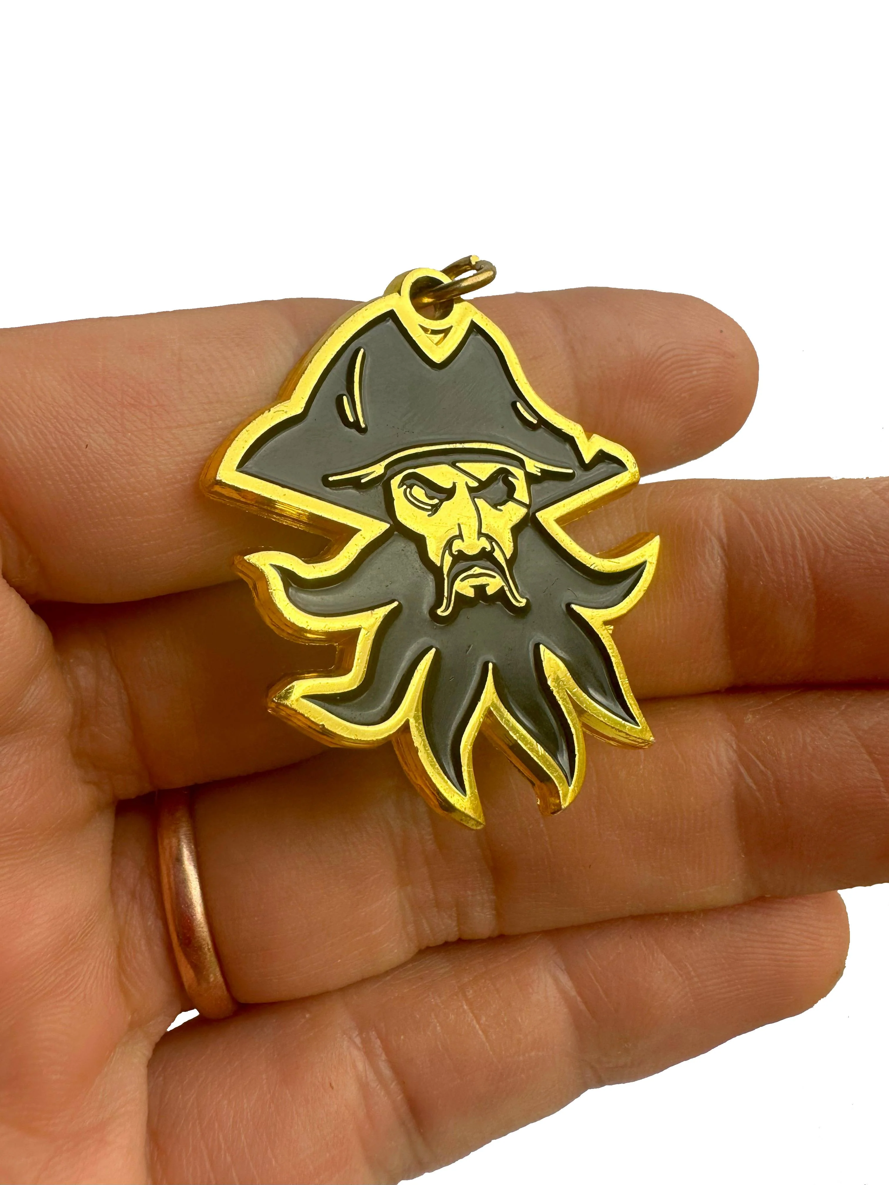 Black Beard Pirate Keychain - Image 2