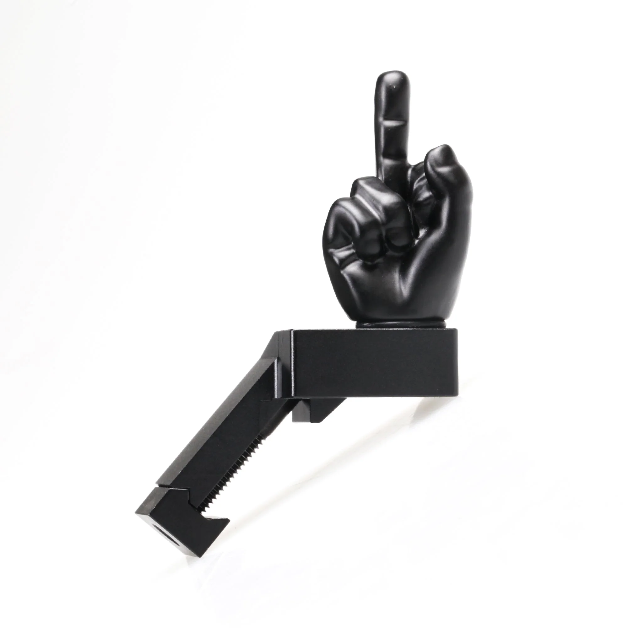 Black Color Novelty Finger Iron Sight Set - Offset 45 Degree (Middle Finger & OK Hand) - Image 4