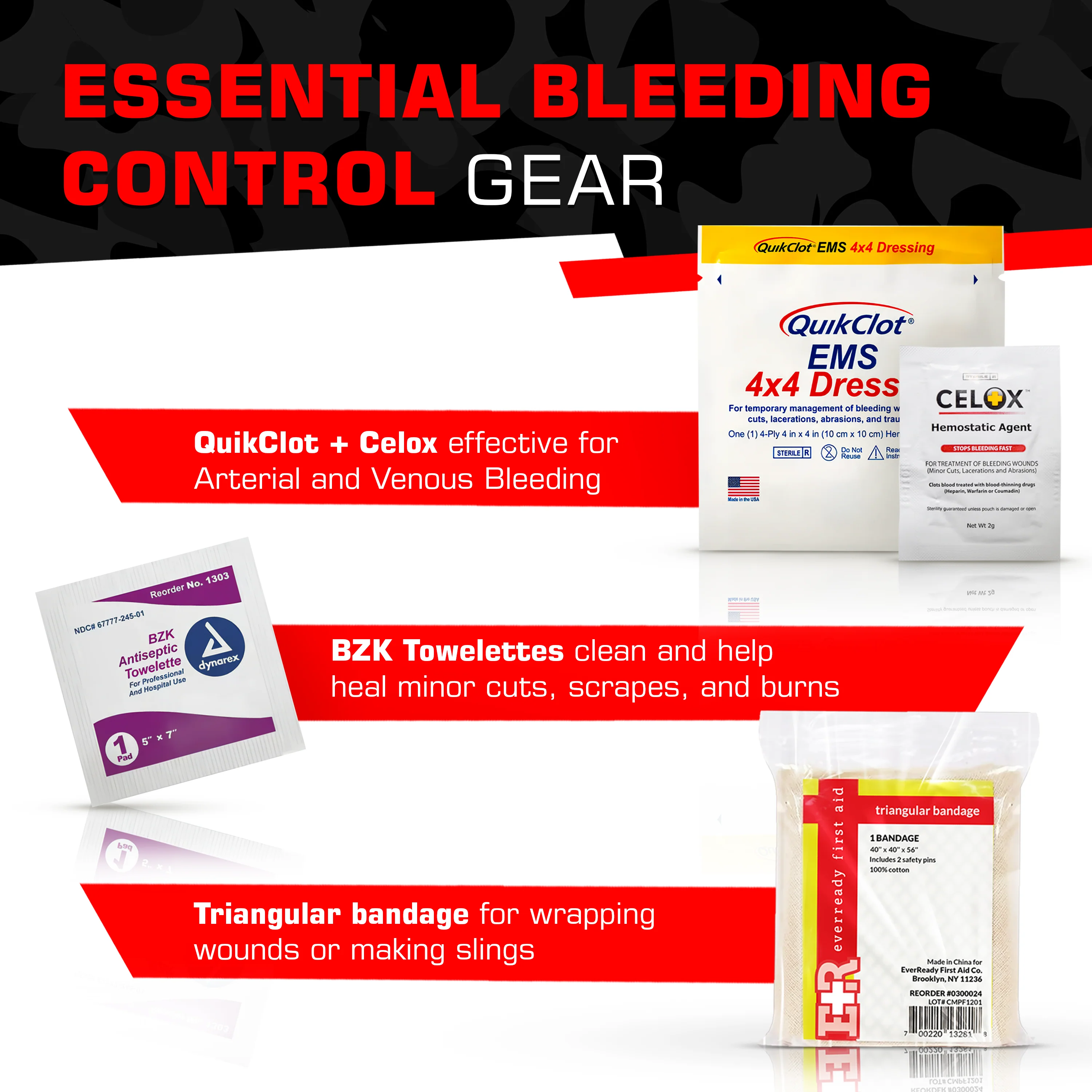 Bleeding Control Zip Pack with QuickClot & CELOX - Image 5