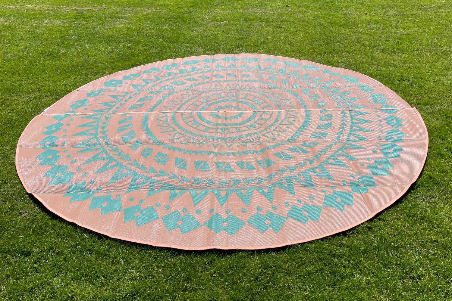 Boho Style Bell Tent Floor Matting Cover | 16' (5M) - Image 4
