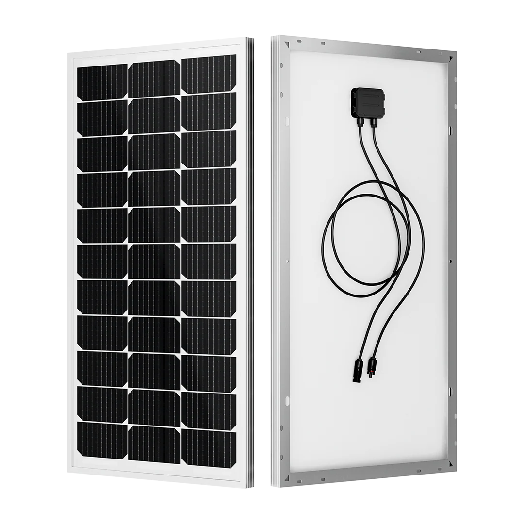 BougeRV 100W 12V 9BB Mono Solar Panel (SC)