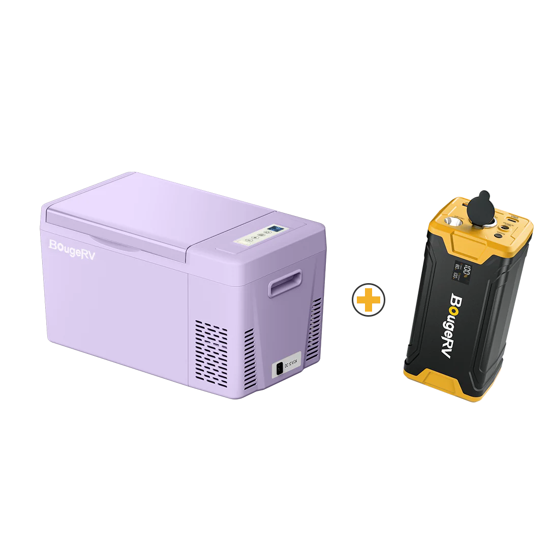 BougeRV 12V 23 Quart Colorful Purple Portable Fridge (SC) - Image 11