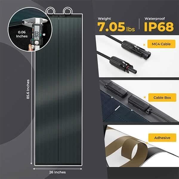 BougeRV 12V 400 Watt CIGS Flexible Solar Kit - Image 7
