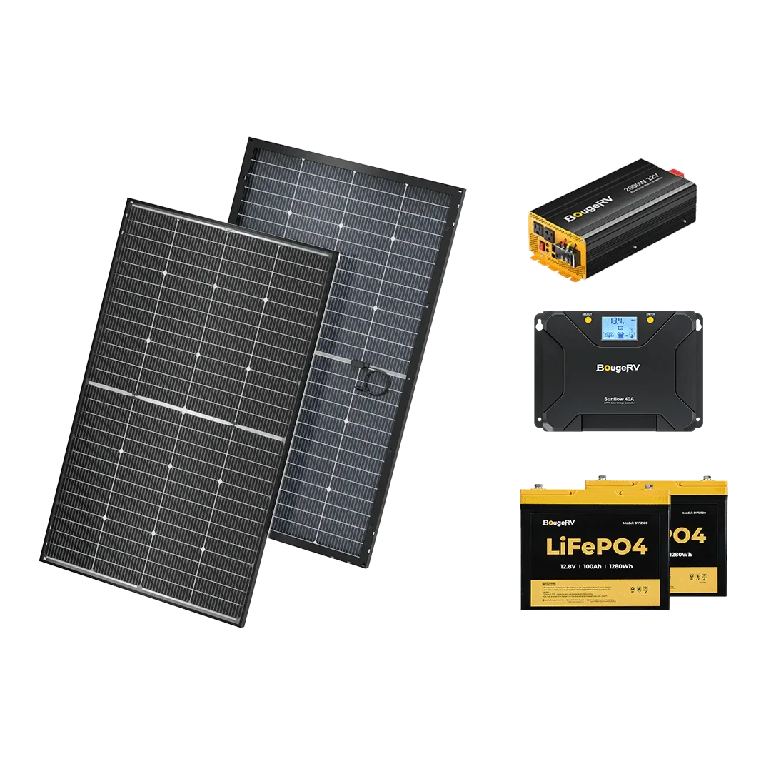 BougeRV 12V 400 Watt Rigid Solar System Kit - Image 2